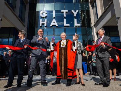 City Hall officially opened City Hall officially opened