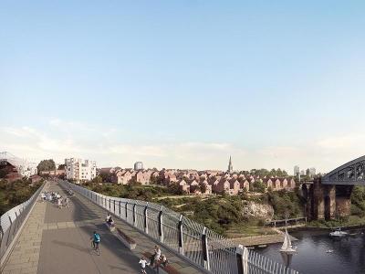 New footbridge New footbridge