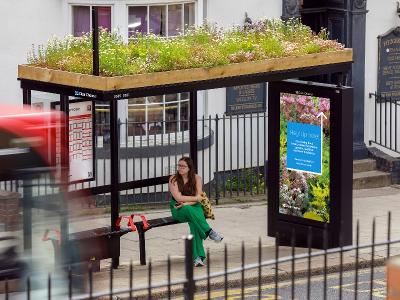 Living Roof Bus Shelters Living Roof Bus Shelters
