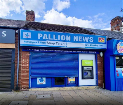 Logo for Retail Space on St Luke's Terrace, Pallion
