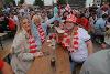 Fan Zone for England v Argentina Keel Sq