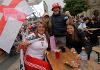 Fan Zone for England v Argentina Keel Sq